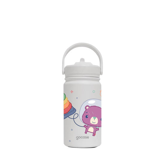 Garrafa Térmica Mini + Ebook - Fisher Price - Fofinhos no Espaço
