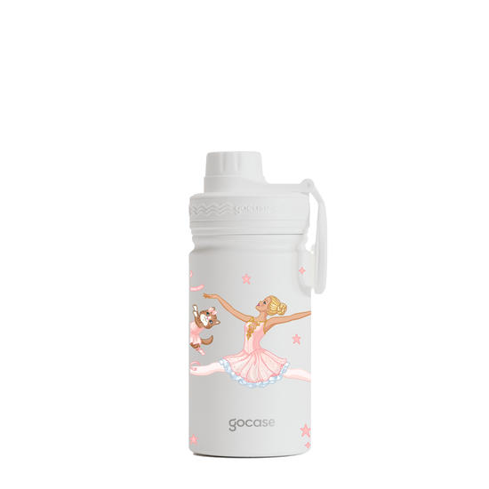 Garrafa Térmica Mini + Ebook -  Barbie - Bailarina