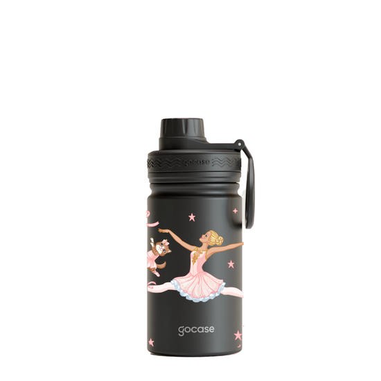 Garrafa Térmica Mini + Ebook -  Barbie - Bailarina