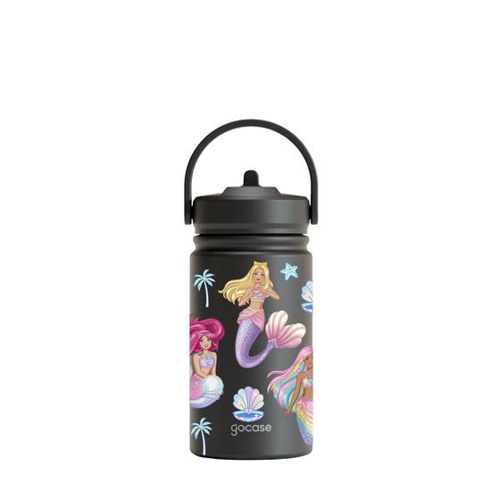 Garrafa Térmica Mini + Ebook -  Barbie - Amigas Sereias