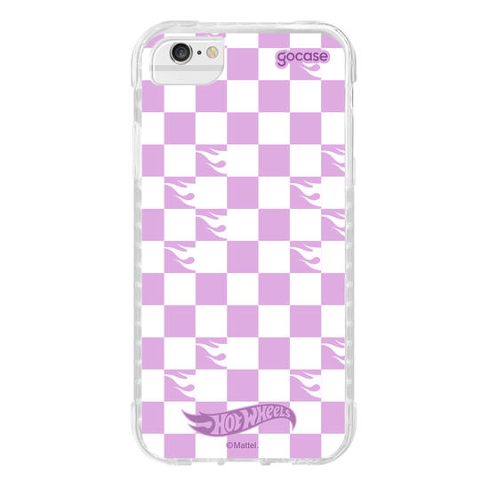 Capinha para celular  Hot Wheels - Checkered Pattern