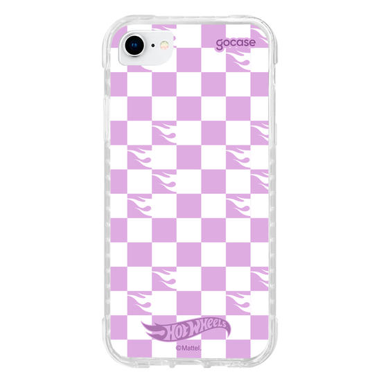 Capinha para celular  Hot Wheels - Checkered Pattern