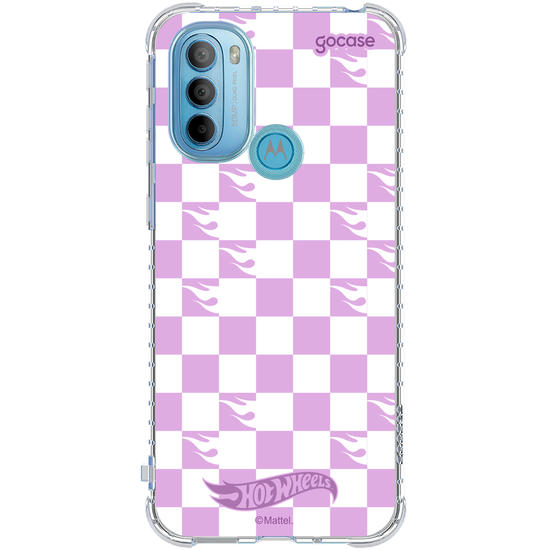 Capinha para celular  Hot Wheels - Checkered Pattern