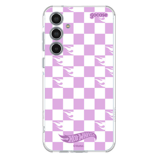 Capinha para celular  Hot Wheels - Checkered Pattern