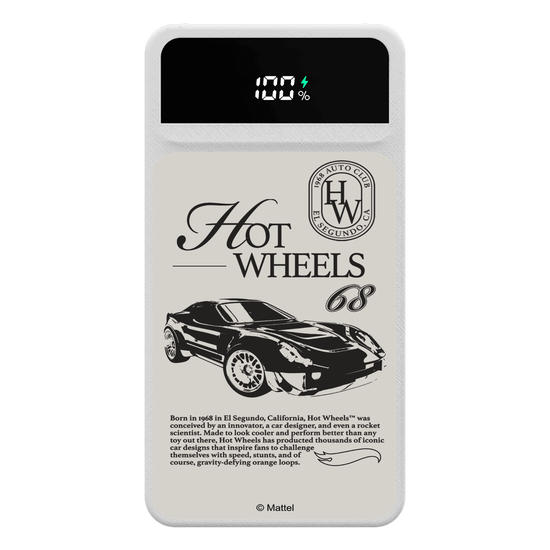Carregador Portátil Turbo 10000mah - Hot Wheels - 68 Classic