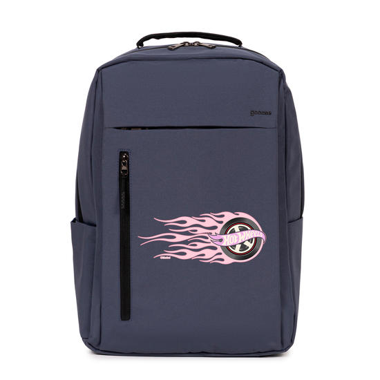 Mochila Executiva Slim - Hot Wheels - Flaming Tire