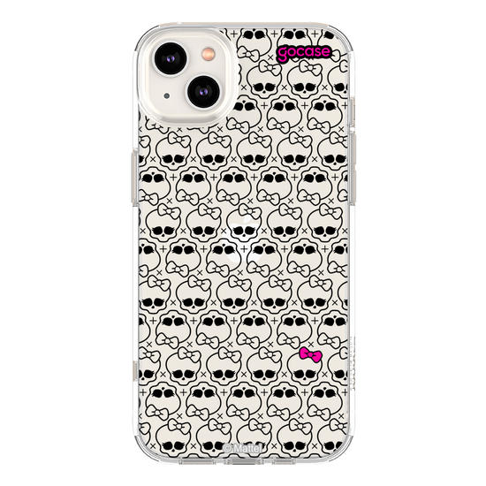 Capinha para celular  Monster High - Skull Bow Pattern