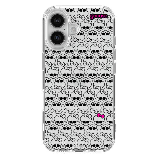 Capinha para celular  Monster High - Skull Bow Pattern
