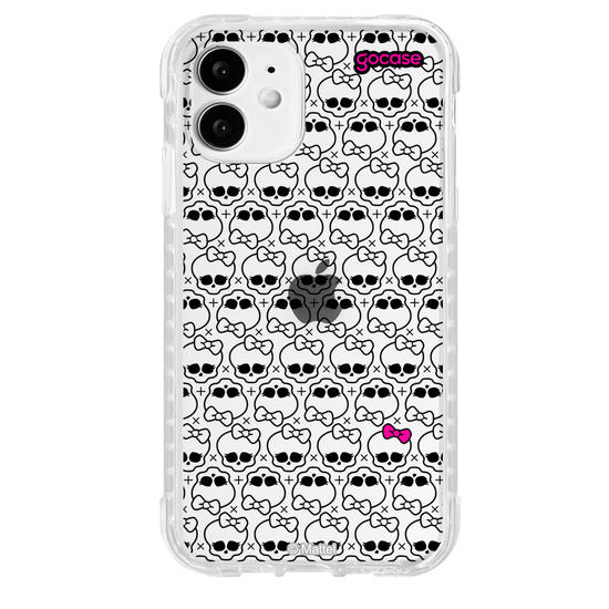 Capinha para celular  Monster High - Skull Bow Pattern