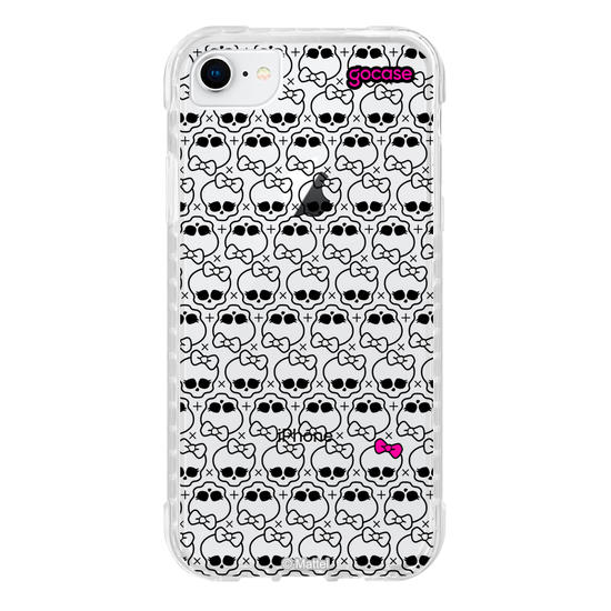 Capinha para celular  Monster High - Skull Bow Pattern