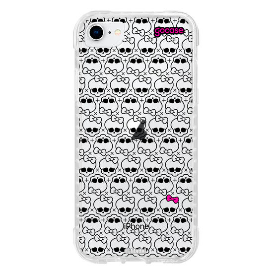 Capinha para celular  Monster High - Skull Bow Pattern