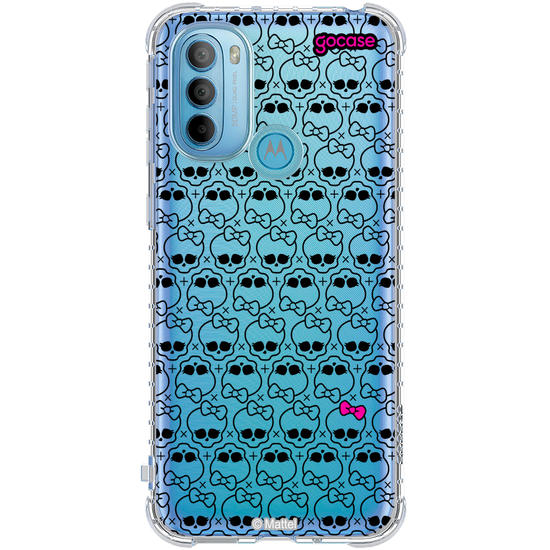Capinha para celular  Monster High - Skull Bow Pattern