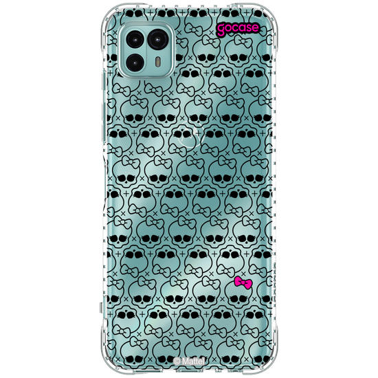 Capinha para celular  Monster High - Skull Bow Pattern