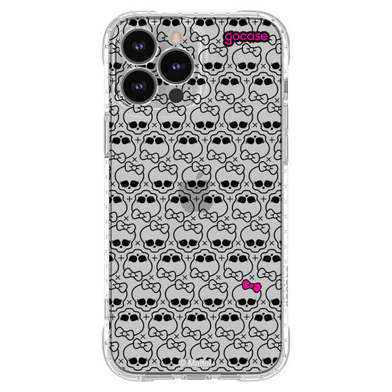 Capinha para celular  Monster High - Skull Bow Pattern