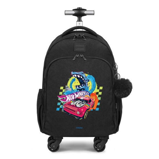 Mochila de Carrinho 4 Rodas Fun - Hot Wheels - Parque do Tubarão Robô