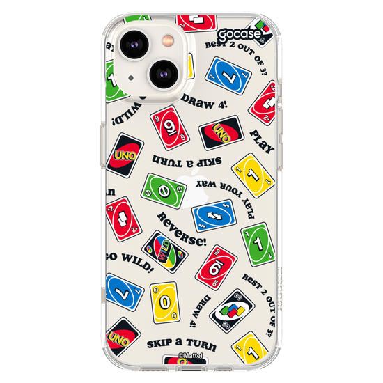 Capinha para celular  UNO -  Pattern de Cartas