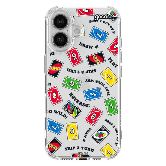 Capinha para celular  UNO -  Pattern de Cartas