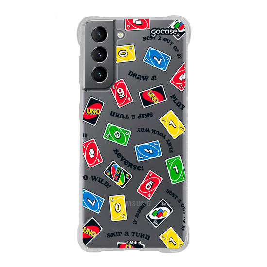 Capinha para celular  UNO -  Pattern de Cartas