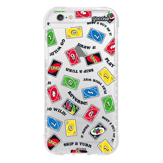 Capinha para celular  UNO -  Pattern de Cartas