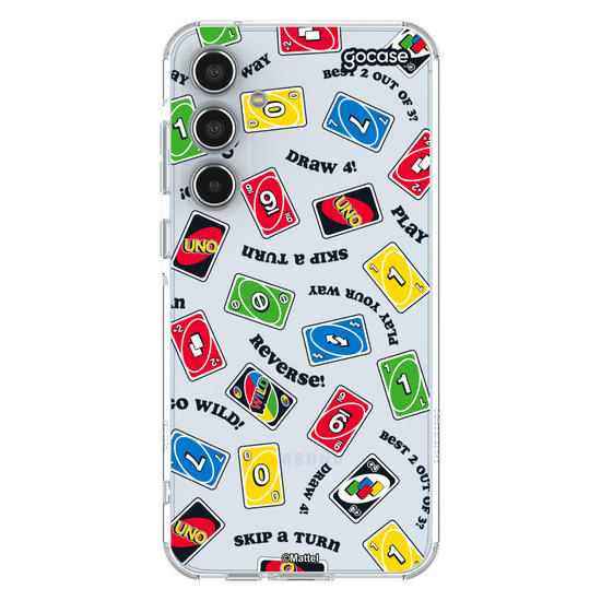 Capinha para celular  UNO -  Pattern de Cartas