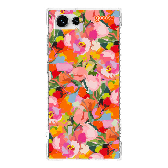 Capinha para celular  Maxi Abstract Floral