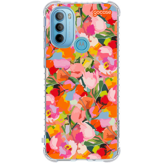 Capinha para celular  Maxi Abstract Floral