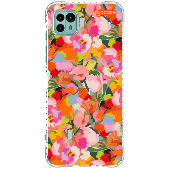 Capinha para celular  Maxi Abstract Floral