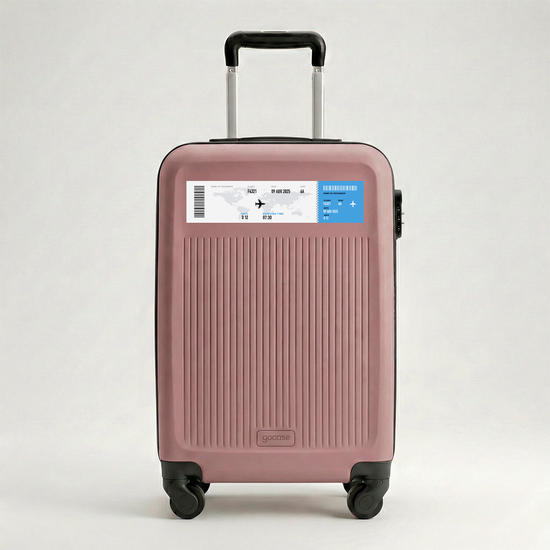  Mala de Bordo 8kg /18,5" - Ticket de Viagem Personalizável
