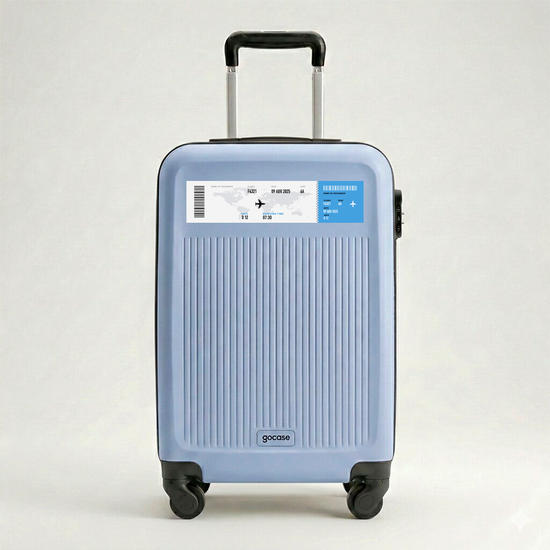 Mala de Bordo 8kg /18,5" - Ticket de Viagem Personalizável