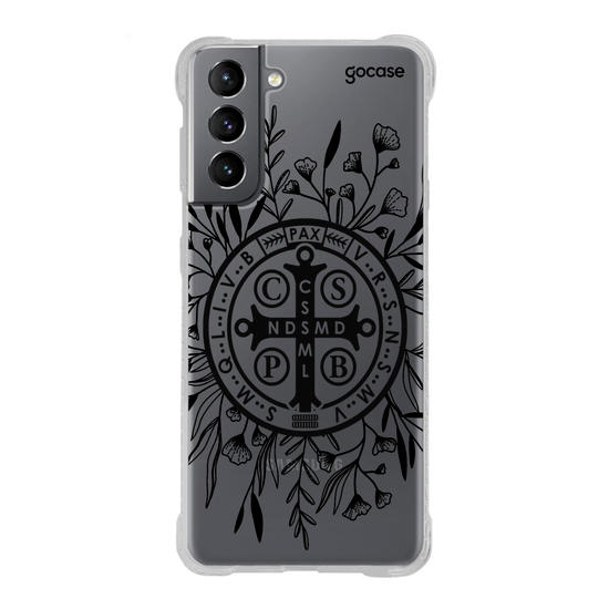 Capinha para celular  Medalha de Flores Capinha para celular  Medalha de Flores