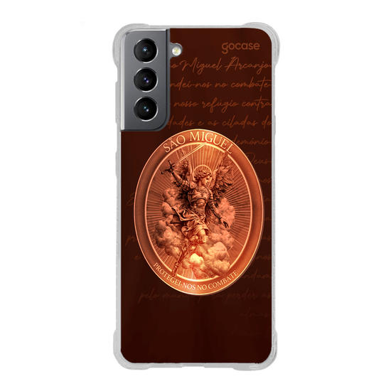 Capinha para celular  Medalha de São Miguel Arcanjo Capinha para celular  Medalha de São Miguel Arcanjo