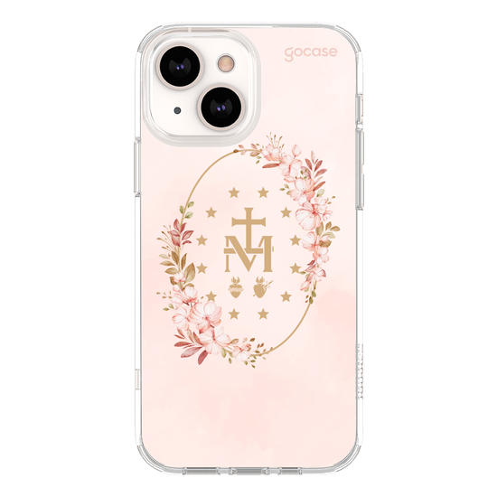 Capinha para celular  Medalha Milagrosa - Flores