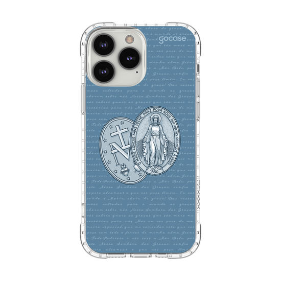 Capinha para celular Medalha Nossa Senhora das Graças - Lettering