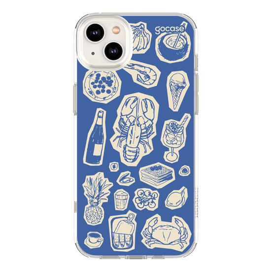 Capinha para celular  Mediterrâneo Azul