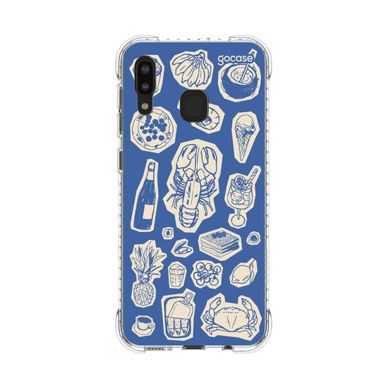 Capinha para celular  Mediterrâneo Azul