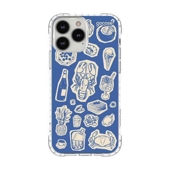 Capinha para celular  Mediterrâneo Azul