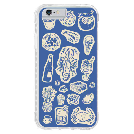Capinha para celular  Mediterrâneo Azul