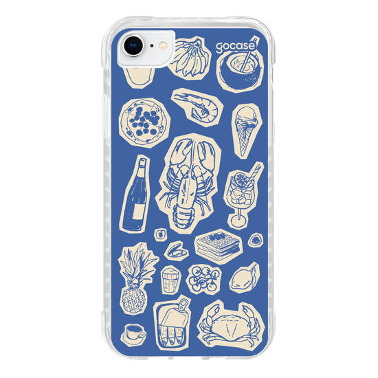Capinha para celular  Mediterrâneo Azul