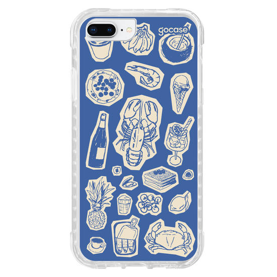 Capinha para celular  Mediterrâneo Azul