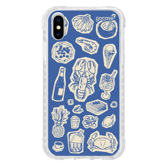 Capinha para celular  Mediterrâneo Azul