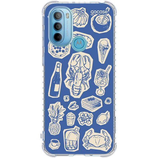 Capinha para celular  Mediterrâneo Azul
