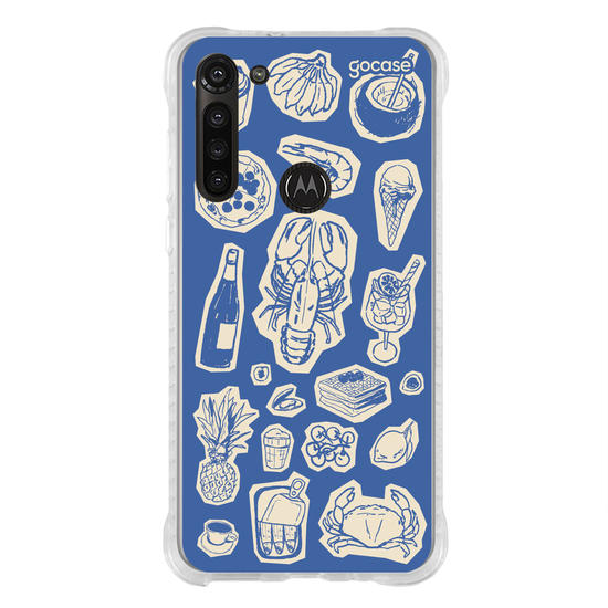 Capinha para celular  Mediterrâneo Azul