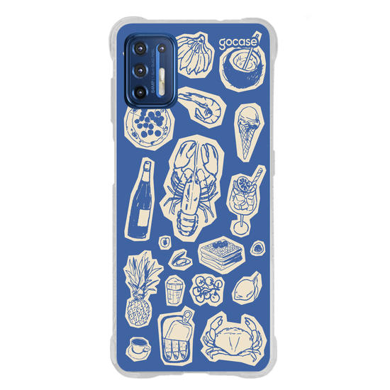 Capinha para celular  Mediterrâneo Azul