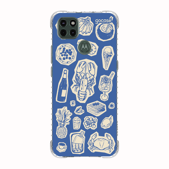 Capinha para celular  Mediterrâneo Azul