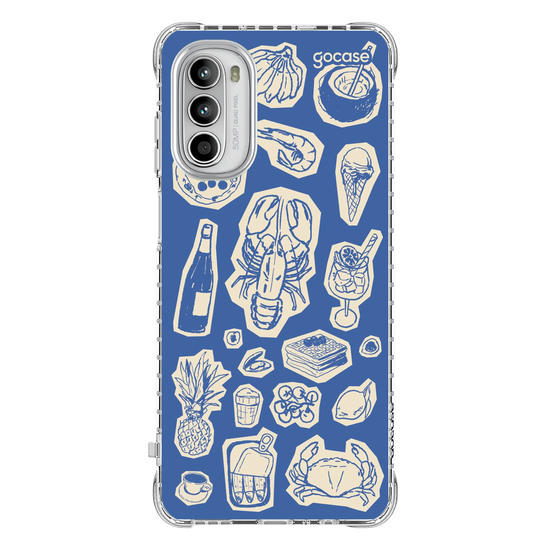 Capinha para celular  Mediterrâneo Azul