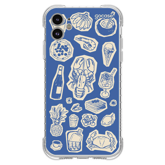 Capinha para celular  Mediterrâneo Azul