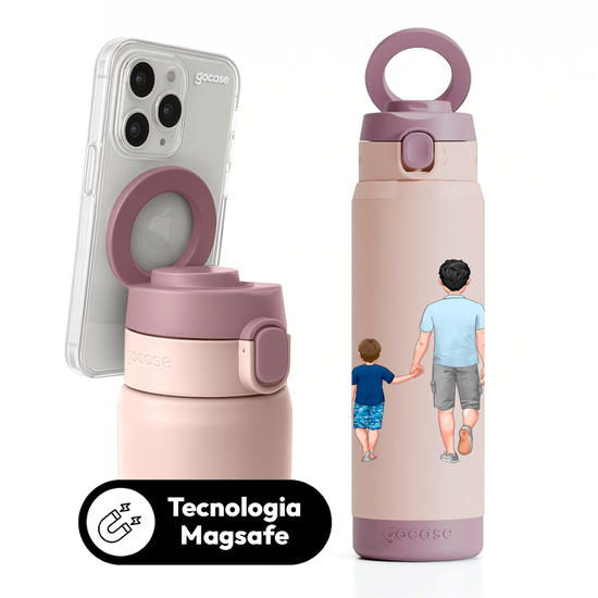 Garrafa Térmica Magsafe + Ebook -  Melhor Pai