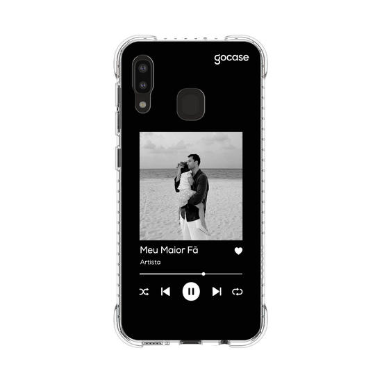 Capinha para celular  Meu Maior Fã - Fundo Preto