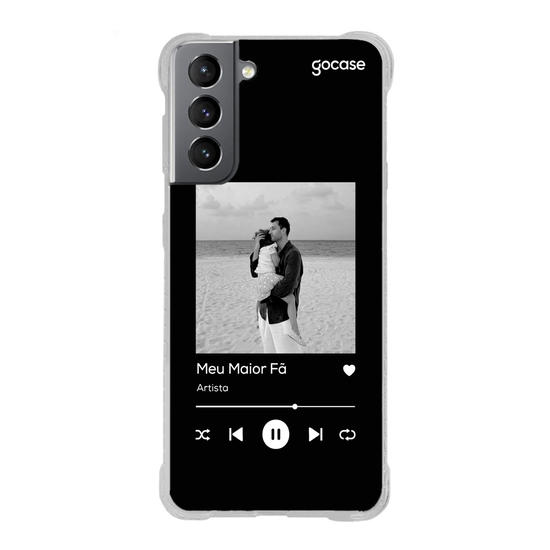 Capinha para celular  Meu Maior Fã - Fundo Preto