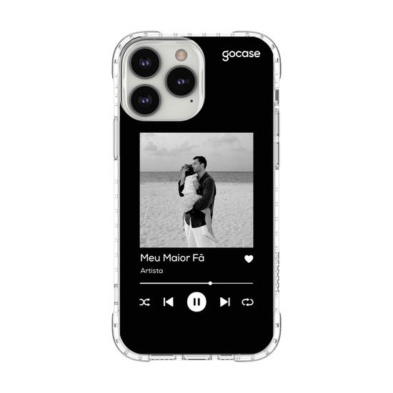 Capinha para celular  Meu Maior Fã - Fundo Preto